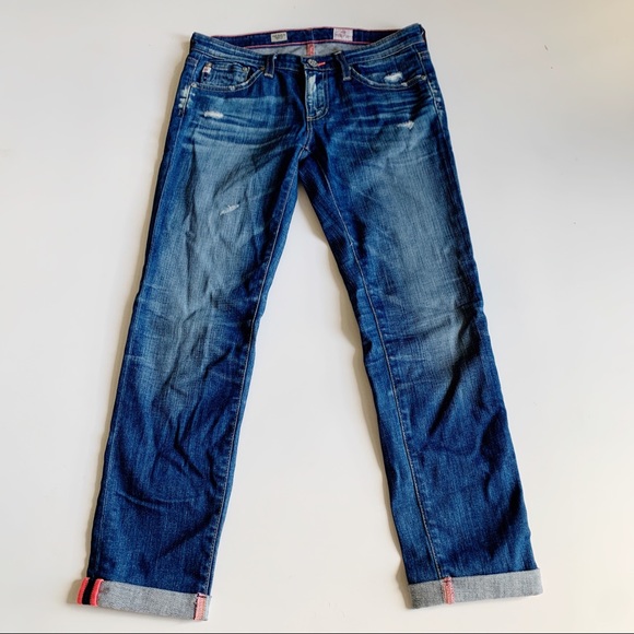 ag stilt cigarette roll up jeans Adriano Goldschmied The Size 30 Soft Denim This womens pant is designed in Luscious Super Stretch Sateen with power stretch and a luxurious AG Adriano Goldschmied Stilt Cigarette